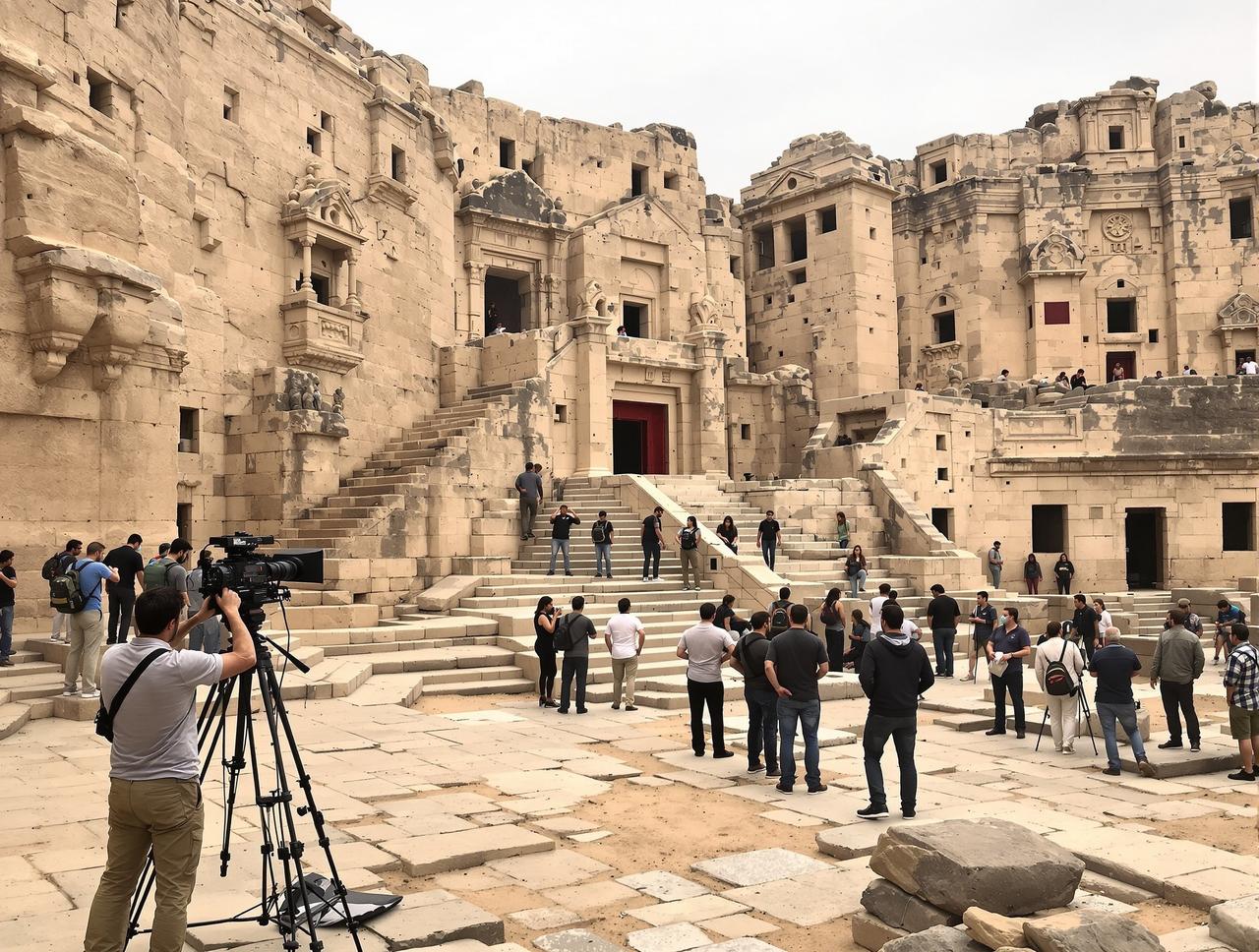 网传某古装剧拍摄破坏文物，文旅部门介入调查